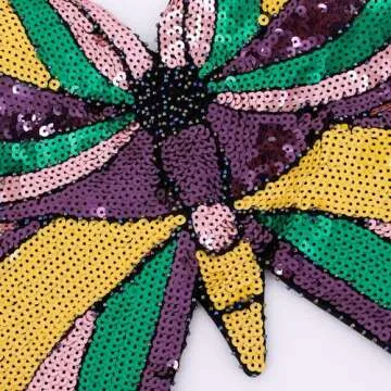 Mocure Sequin Butterfly Crop Top for Rave and Parties