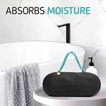 PURGGO Car Air Freshener - Lasts 365+ Days No Chemicals 100% Activated Bamboo Charcoal Fragrance-Free Deodorizer, Natural Auto Odor Eliminator, Purifier, Neutralizer, Absorb Smoke Smell