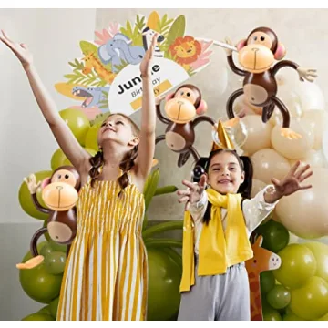Inflatable Monkey Pack of 3 for Kids' Parties