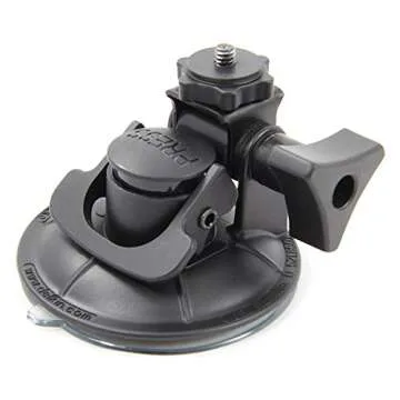 Delkin Devices Fat Gecko Stealth Suction Camera Mount (DDMOUNT-STEALTH), Matte Black