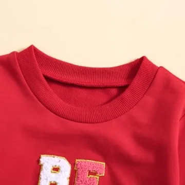 Lucikamy Toddler Valentine's Day Sweatshirt for Baby