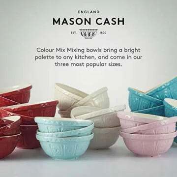 Mason Cash Colour Mix Grey Mixing Bowl Perfect for Baking