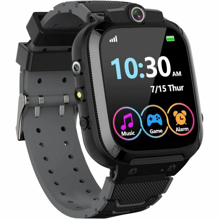 Kids Smart Watch with Games & Dual Camera - Black