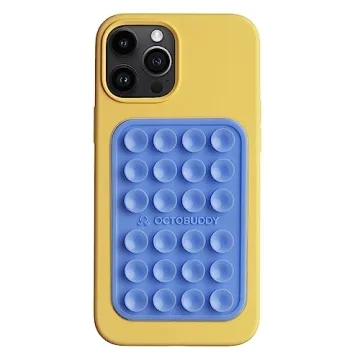 OCTOBUDDY MAX Silicone Suction Phone Grip - Hands-Free, Strong Adhesive for Selfies & Videos