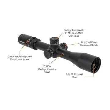 Primary Arms SLX 4-16X44mm Rifle Scope with Illuminated Reticle