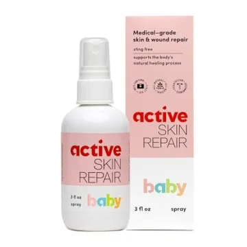 Active Skin Repair Natural, Non-Toxic, No Sting Baby Spray First Aid Safe For Use on Diaper Rash, Ba...