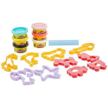 Play-Doh Fun Shapes: Multi-Colour Animal Dough for Kids