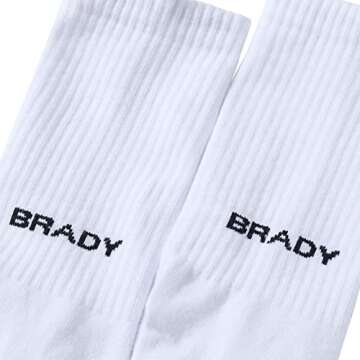 BRADY Men's Live Socks - Glacier - Breathable Comfort & Style