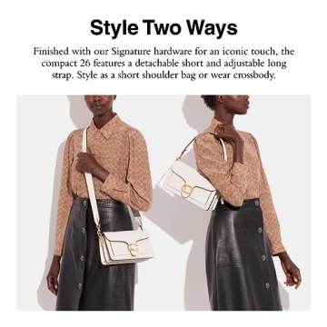 Luxury COACH Tabby Shoulder Bag 26 in Premium Leather