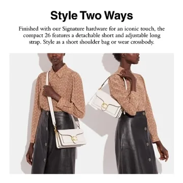 Luxury COACH Tabby Shoulder Bag 26 in Premium Leather