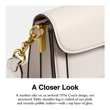 Luxury COACH Tabby Shoulder Bag 26 in Premium Leather