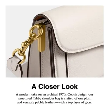 Luxury COACH Tabby Shoulder Bag 26 in Premium Leather