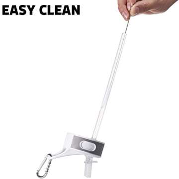 Durable 32oz Tritan Water Bottle with Straw and Motivational Markers