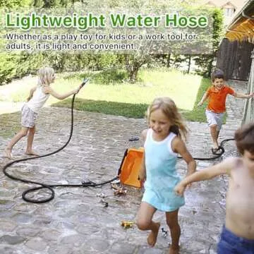 Lightweight 50FT Garden Hose for Easy Outdoor Use