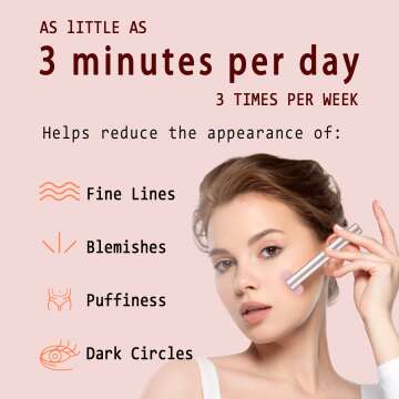 Light Therapy Facial Wand for Skin Rejuvenation