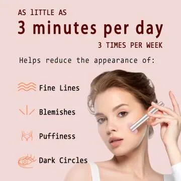 Light Therapy Facial Wand for Skin Rejuvenation