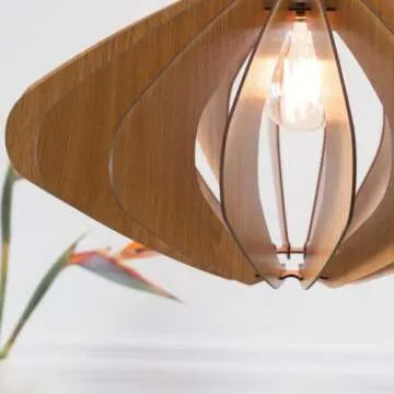 ELEIPSE Wood Pendant Light - Stunning Modern Chandelier