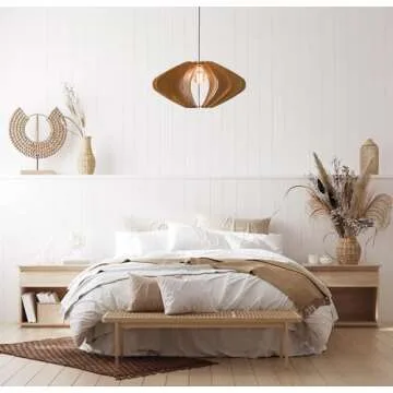 ELEIPSE Wood Pendant Light - Stunning Modern Chandelier