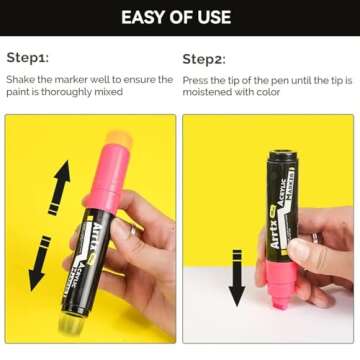 Arrtx Jumbo Acrylic Paint Pens for Vibrant Art Projects