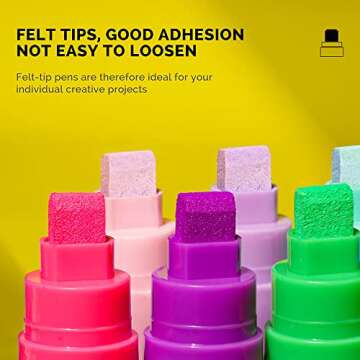 Arrtx Jumbo Acrylic Paint Pens for Vibrant Art Projects