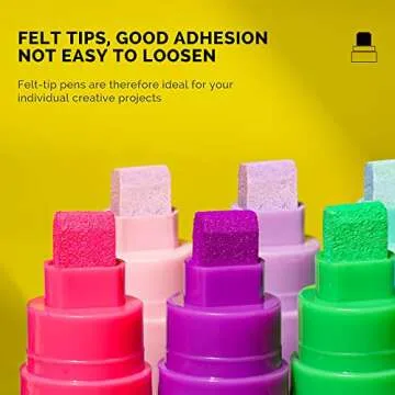 Arrtx Jumbo Acrylic Paint Pens for Vibrant Art Projects