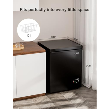 Compact Energy-Efficient 3.5 cuft Chest Freezer