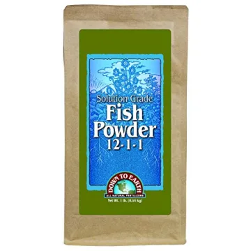 Down to Earth Fish Powder 12-1-1 - Superior Plant Growth Booster, 1 lb