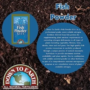 Down to Earth Fish Powder 12-1-1 - Natural Plant Booster