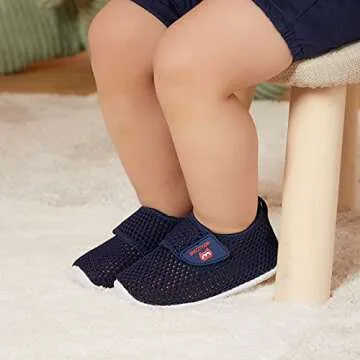 BMCiTYBM Baby Sneakers for First Walkers - Navy
