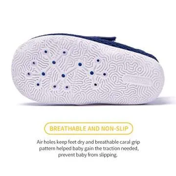 BMCiTYBM Baby Sneakers for First Walkers - Navy