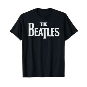 The Beatles Logo Graphic T-Shirt - Iconic Style for Fans