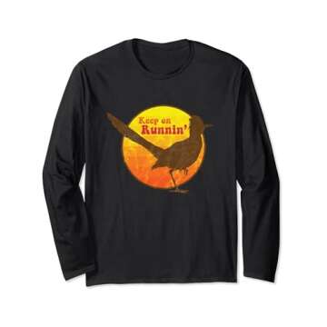 70's Style Road Runner "Keep on Runnin" Long Sleeve T-Shirt