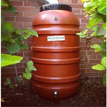 Rain Barrel, DIY Kit, Made from Previously Used Food Grade Barrel, Upcycled, Recycled, 58 Gallon Size