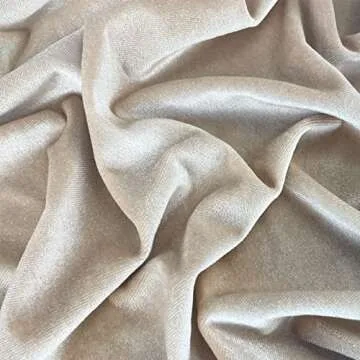 Luxurious Velvet Table Runner, 10ft Wedding Reception Decorations, 20x120inch Soft Velvet Fabric, Table Linen Overlay, Wedding Table Runners (Champagne, 20X120inch)