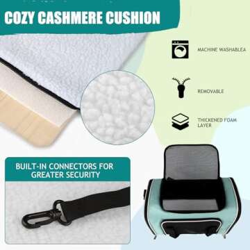 Durable Cat & Dog Carrier Travel Bag - Airline Approved