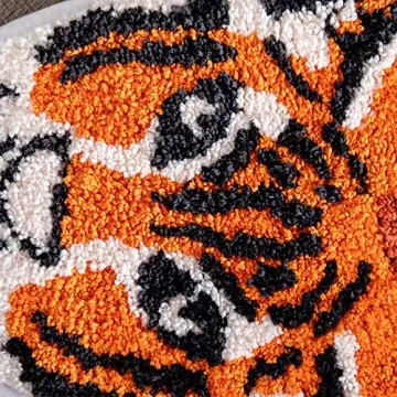 Charming Personalized Tiger Print Rug for Fun Home Decor