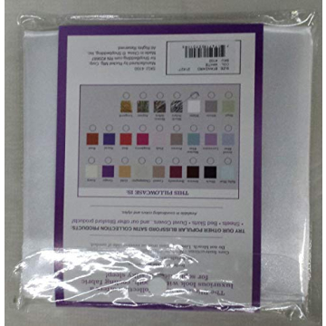 ShopBedding Luxury Satin Pillowcase for Hair – Standard Satin Pillowcase with Zipper, Jewel Blue (Pillowcase Set of 2) – Blissford