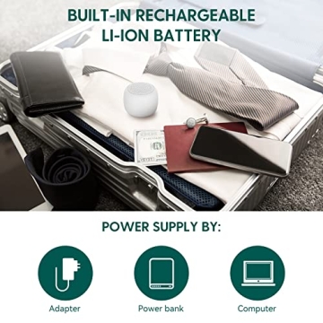 Compact Babelio Mini White Noise Machine for Peaceful Sleep