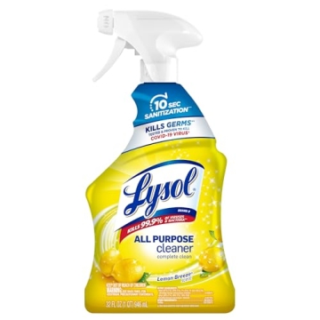 Lysol All-Purpose Cleaner, Sanitizing and Disinfecting Spray, To Clean and Deodorize, Lemon Breeze S...