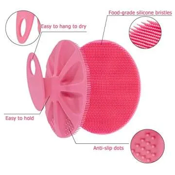 INNERNEED Silicone Body Brush for Gentle Exfoliation & Massage