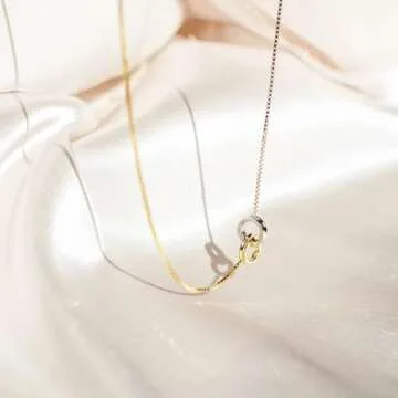 Elegant CAITLYNMINIMALIST Interlocking Infinity Necklace for Her