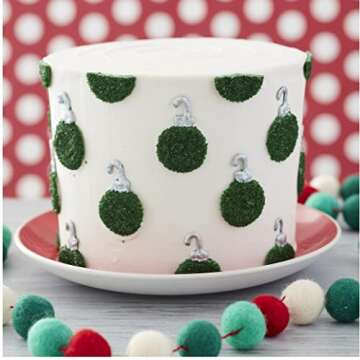 Wilton Red & Green Sanding Sugar for Holiday Baking