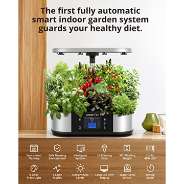 JustSmart WiFi Hydroponics Indoor Garden with APP Control