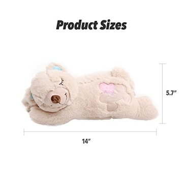 Cozy Heartbeat Plush Toy with Warming Pack for Puppies