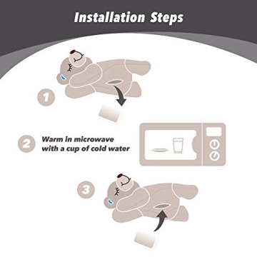 Cozy Heartbeat Plush Toy with Warming Pack for Puppies