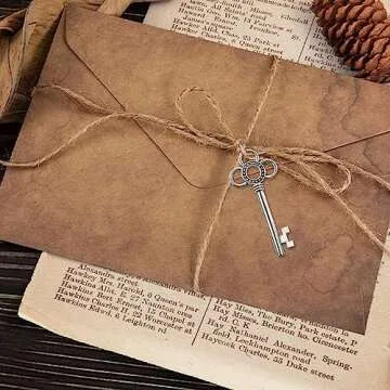 Mixed Set of 30 Large Skeleton Keys in Antique Silver - Set of 30 Keys (Silver Color)