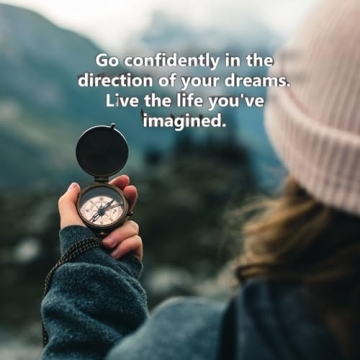 Thoreau's Go Confidently Compass - Perfect Graduation Gift