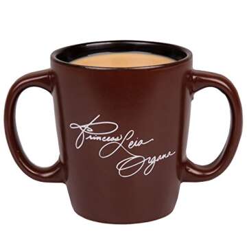 Seven20 Star Wars Princess Leia Double Handled Ceramic Coffee Mug - 11 oz