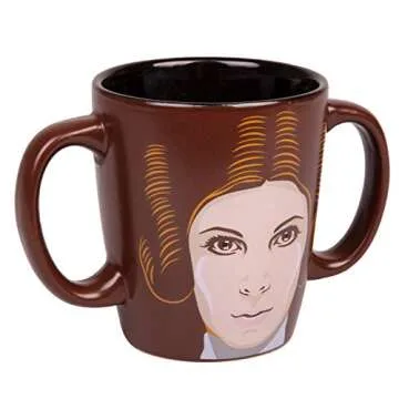 Seven20 Star Wars Princess Leia Double Handled Ceramic Coffee Mug - 11 oz