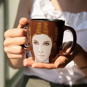Seven20 Star Wars Princess Leia Double Handled Ceramic Coffee Mug - 11 oz